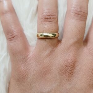 Italy Gold Dome Ring